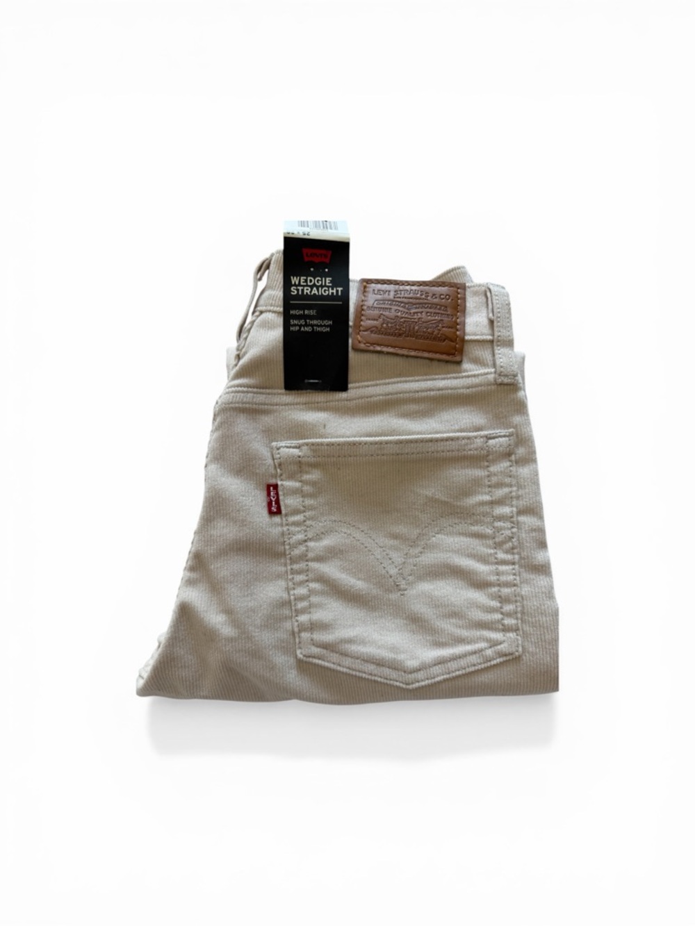 Levi's Wedge Straight Jeans in Light Beige